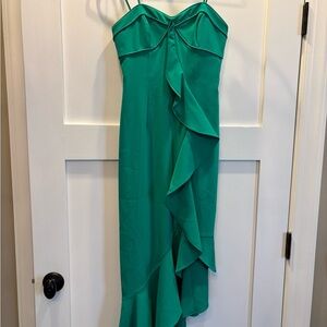 Liv Foster Women’s Asymmetrical Dress in Emerald Green